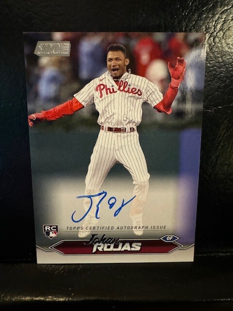 2024 Topps Stadium Club #SCBA-JRO  Johan Rojas Rookie Auto Autograph Phillies