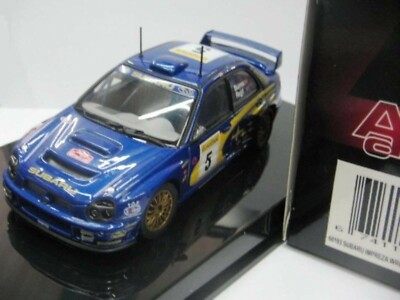 WOW EXTREMELY RARE Subaru Impreza WRC S7 Burns Monte.Carlo 2001 1:43 AutoArt-HPI