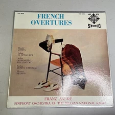 French Overtures Franz Andre Belgian National Radio - Telefunken TCS 18016