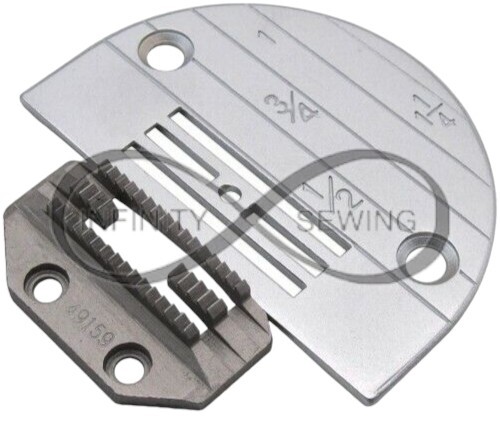 Plaque D'aiguille Et Griffe D'alimentation Pour Machine à Coudre Durkopp Adler 167 / 267 - Neuf
