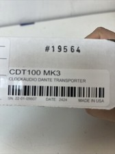 Clock Audio Dante/AES67 CDT100 MK3 Interface ...