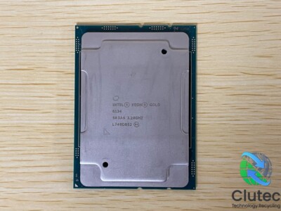 Intel SR3AR Xeon Gold 6134 3.20Ghz 8-Core Socket 3647 CPU Processor Skylake-SP