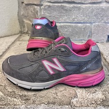 Mint New Balance 990 v4 Wide-Fit USA Made Running Shoes 10 D Women W990GP4