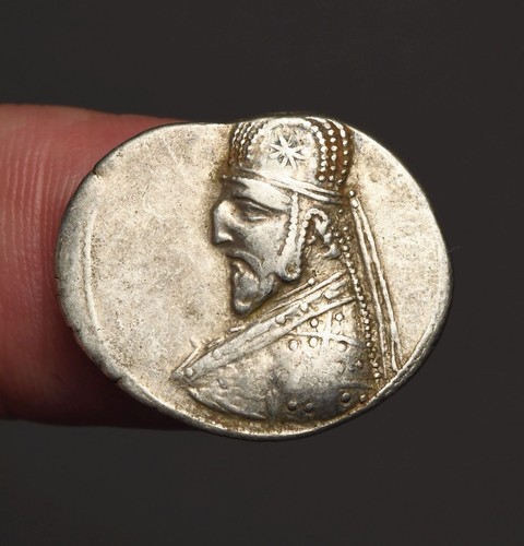 G53-38 PARTHIA. Mithradates III, 87-80 BC. AR Drachm.