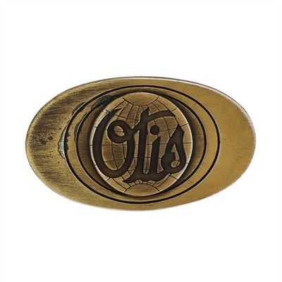 Otis Elevator Constructor Mechanic Repair Technician Lift Vintage Belt Buckle