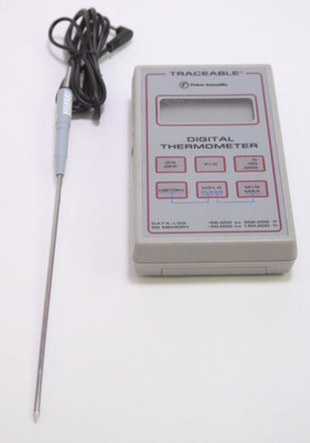 Fisher Scientific Digital Thermometer NIST -40.0 To 300.0 Degrees F, Traceable
