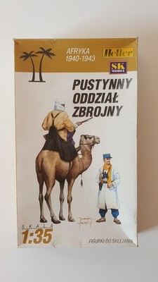 HELLER SK MODEL 1:35 AFRYKA 1940-43 CAMEL AND RIDER NEU OVP