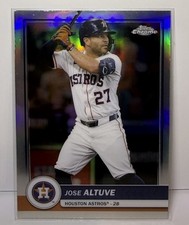2026 Topps Chrome Jose Altuve Houston Astros Flagship #58 Baseball Card