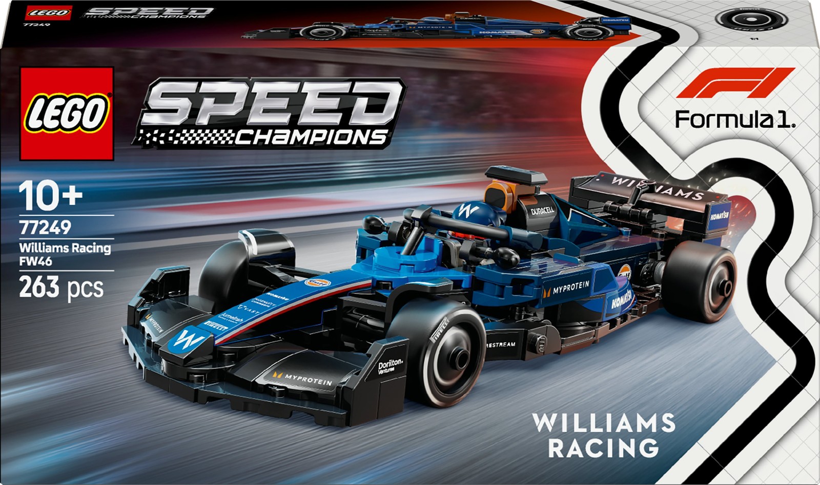 LEGO Speed Champions 77249 Auto da corsa F1® Williams Racing FW46
