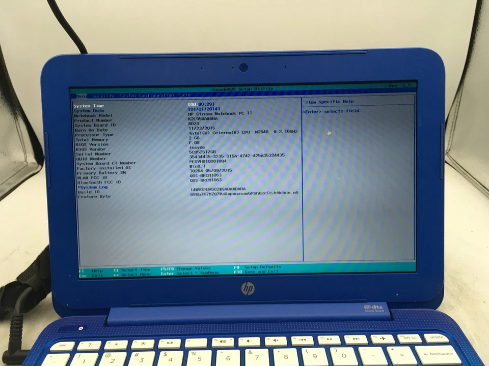 HP STREAM 11 D010NR - BOOTS TO BIOS - INTEL CELERON N2840 - 2GB RAM - READ - BB! - Image 2 of 4