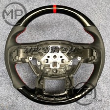 Piano Black Steering Wheel For Ford Expedition 2018-2021f150 With Red Stripe