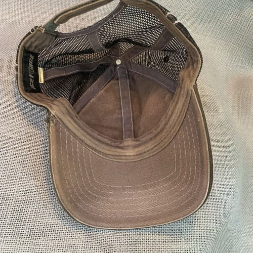 Rapala Ice Force Fishing Promo Ball Cap Adjustable Hat Brown Mesh Vintage - Picture 7 of 8