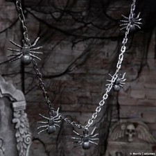 5 FT SPIDERS GARLAND HALLOWEEN PROP HAUNTED HOUSE DECOR ATC00361