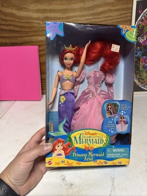 VTG 1997 Mattel Disney s The Little Mermaid  Princess Mermaid Ariel  #17593 NRFB