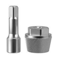 1.5'' Tub Drain Extractor 1/2'' Socket Bathtub Remover Chrome Bathroom Kitchen