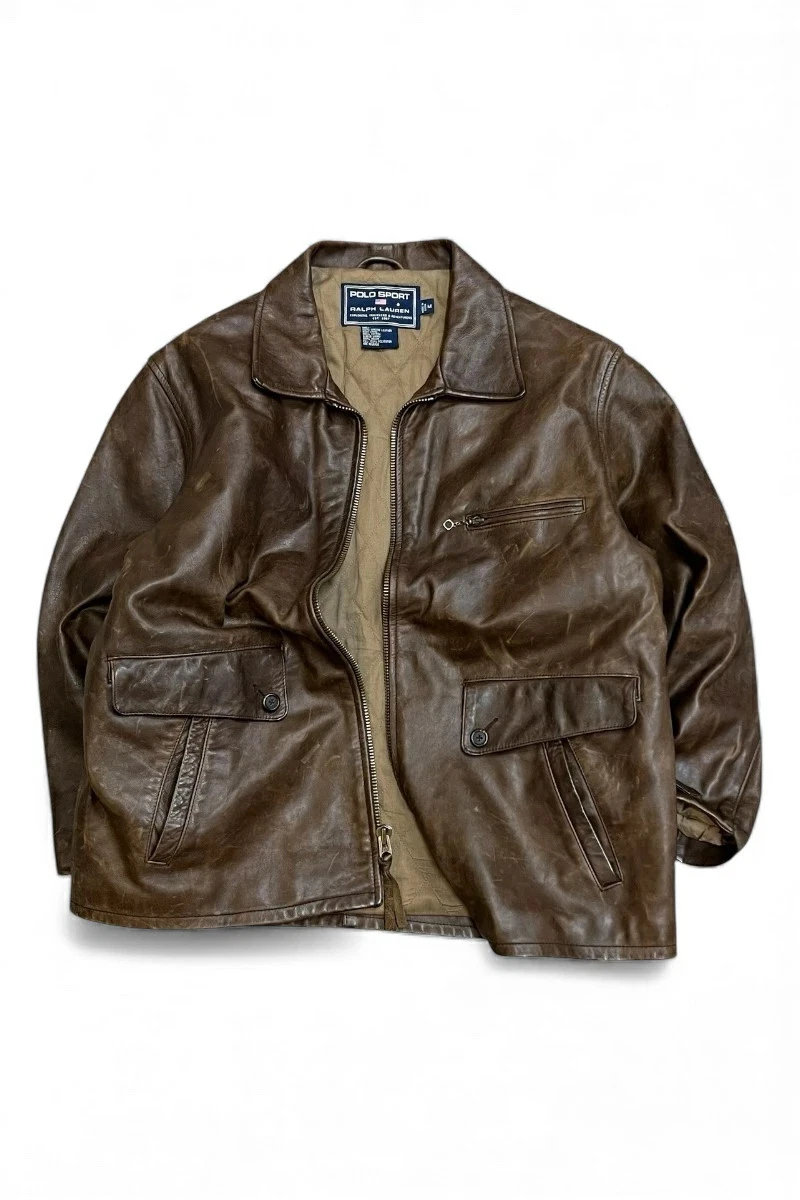 Polo Sport Coats, Jackets & Vests Leather Outer Shell for Men for