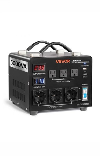 5000W Voltage Converter Transformer Step Up/Down 220V-110V /110V-220V CE