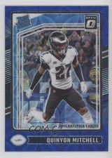 2024 Panini Donruss Optic Rated Rookie Blue Scope Prizm Quinyon Mitchell 3hd