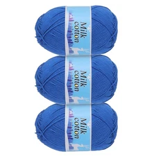 Cotton Yarn,60% Cotton and 40% Acrylic Fibers Soft Knitting Yarn [for Hand DI...