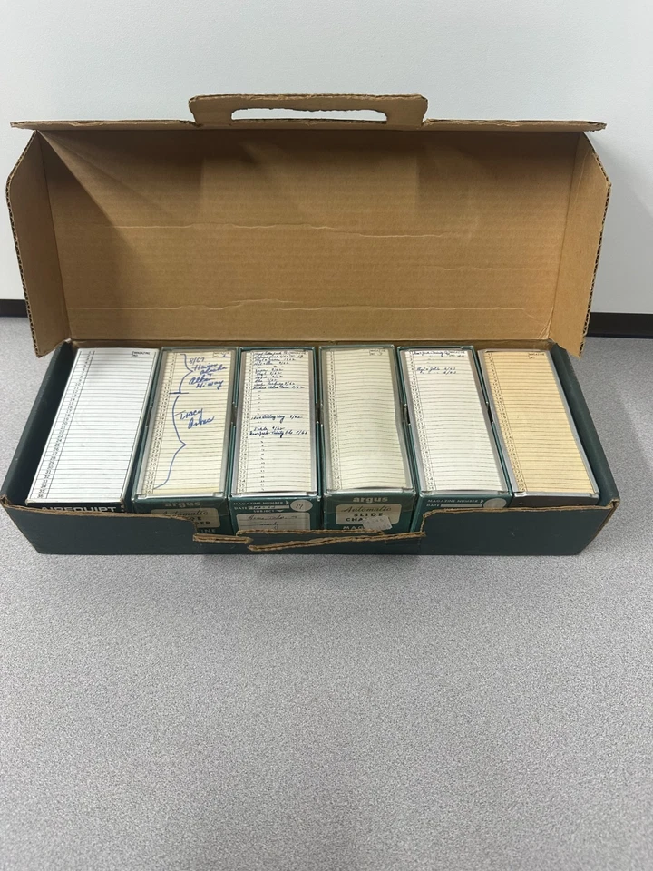 Argus Slide Magazines w/Boxes and Case - Image 3 of 3