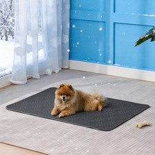 GOOPAWS Non-Slip Leakproof Dog Cooling Blanket, M 29x40" , Cooling-Dark Grey