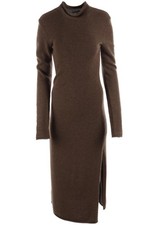 REFORMATION BROWN CASHMERE MAXI DRESS MEDIUM