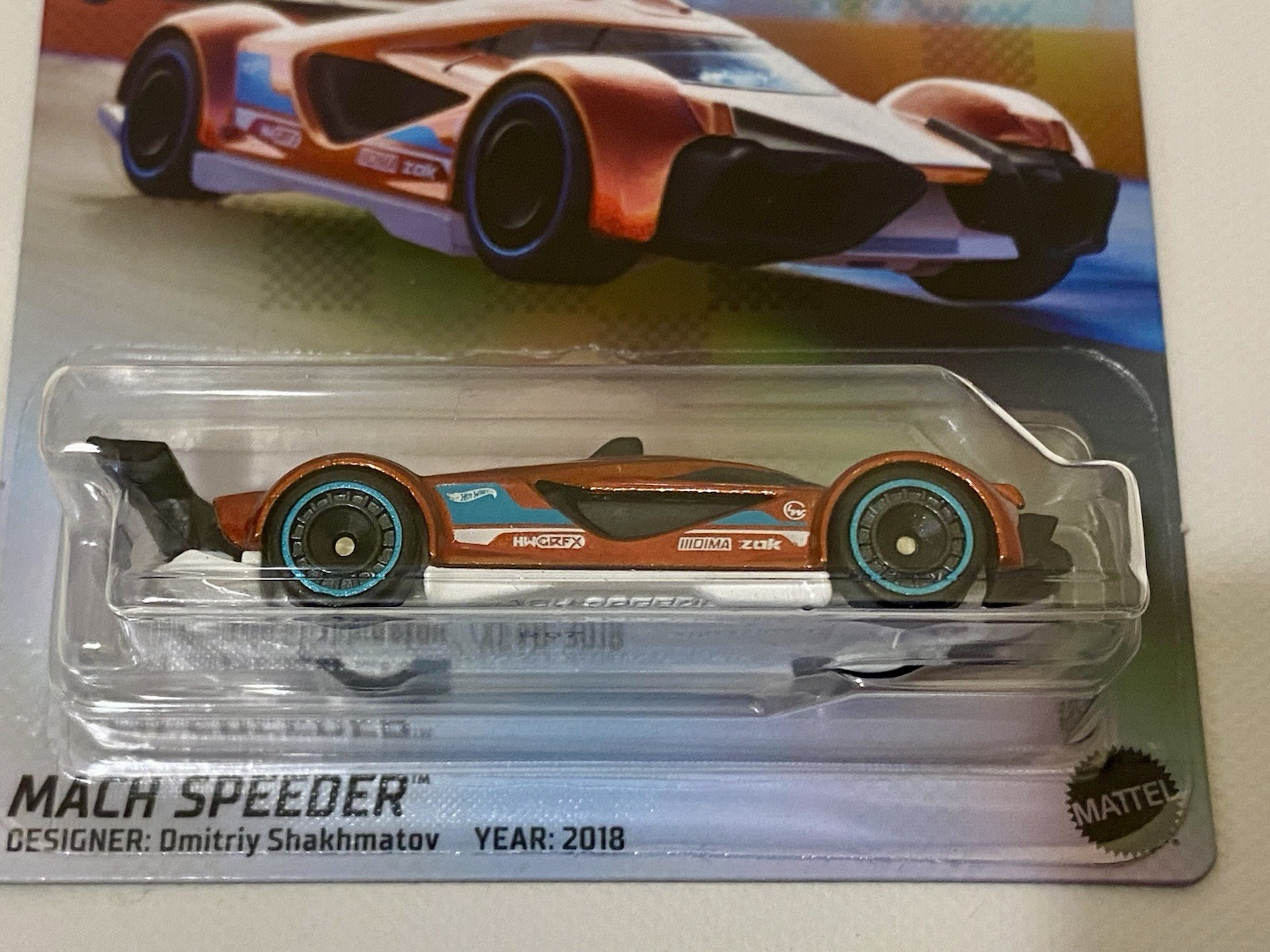 Hot Wheels Mach Speeder Premium Garage Series 1 NFTH NFTG Limited  1 Of 715 New.