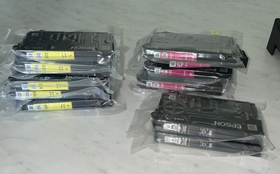 Epson 822 Standard Printer Cartridges - New/Unused Lot Of 11