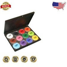 TAG Face Paint Palette 12 Colors 32g Professional Water-Based Vibrant Coverage