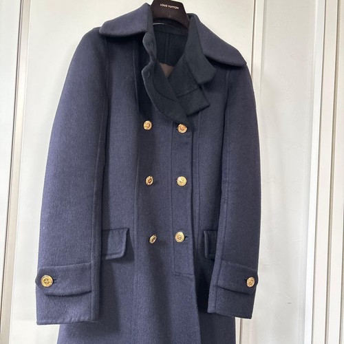 Louis Vuitton☆Navy Zweireiher Langer Mantel - Bild 14 von 20