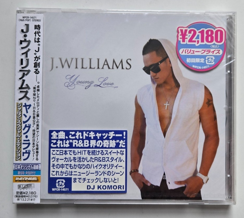 J. Williams – Young Love (CD) JAPAN OBI WPCR-14571 NEW & Sealed RARE Promo **