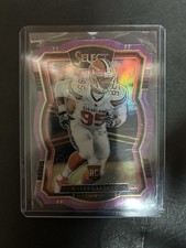 2017 Panini Select - Premier Level Die-Cut Myles Garrett #105 Purple /75 (RC)