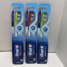 Oral-B Complete Deep Clean Toothbrushes Soft Lot Of 3
