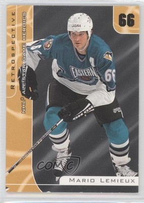 2000 ITG Be A Player Signature Series Retrospective Mario Lemieux #R-15 HOF e2e