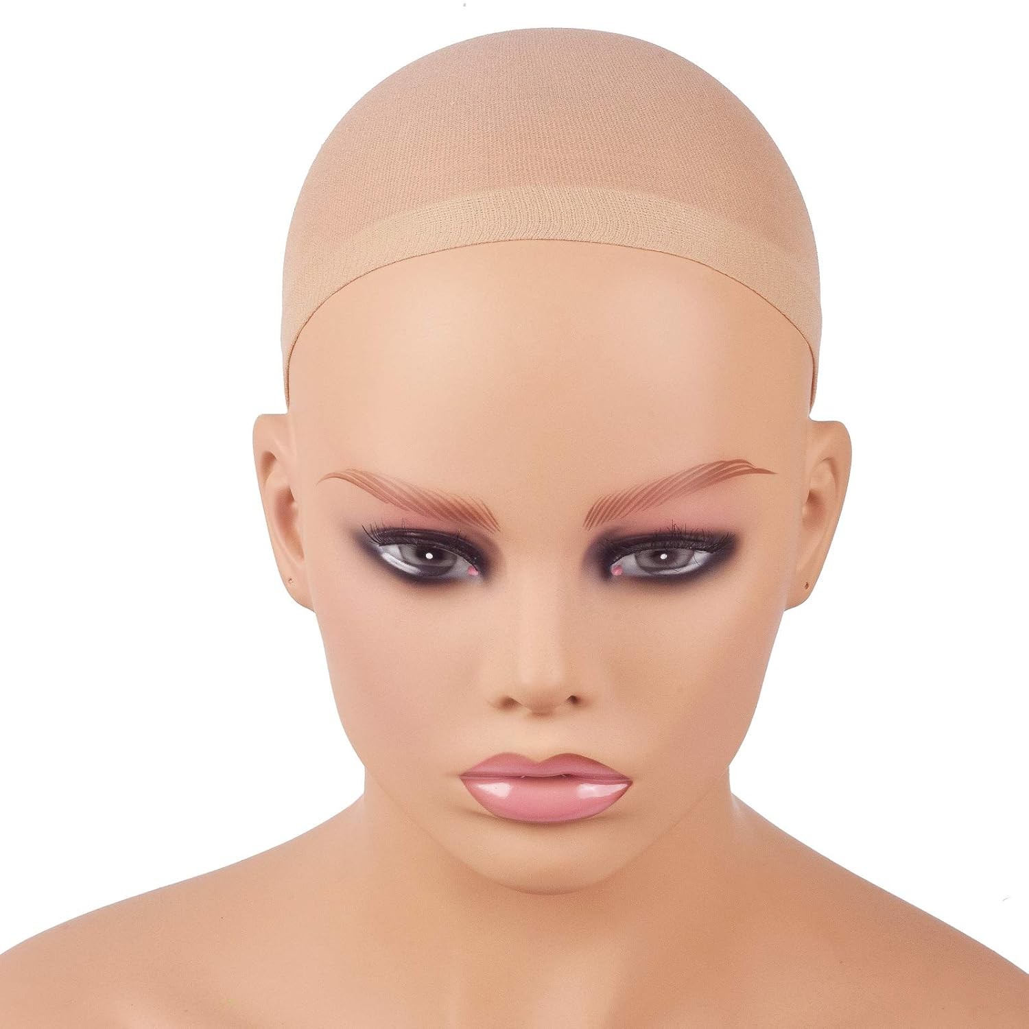 Smilco 20 Pcs Light Brown Wig Caps for Women, Ultra-Thin 20pcs-Flesh colored 