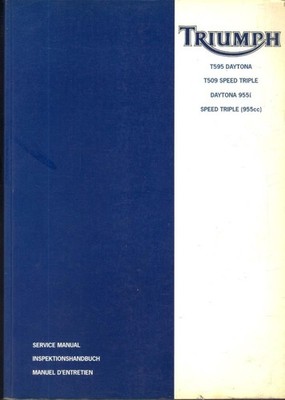 Triumph Speed Triple T509,955i,DAYTONA T595,955i 1997-01 Factory Workshop Manual