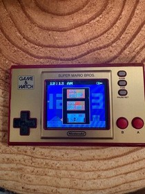 Nintendo Game & Watch Super Mario Bros Handheld Game 3 Titles Tested Working