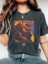 Tame Impala T-shirts, Psychedelic Music Merch, Indie Rock Apparel Tshirt