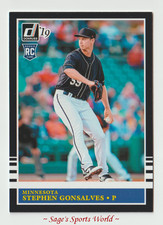 2019 Donruss Baseball #218 Stephen Gonsalves RETRO RC - Minnesota Twins
