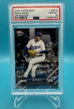 2024 Topps Now - Roki Sasaki #OS-13  (RC) Off-Season PSA 10 Gem Mint