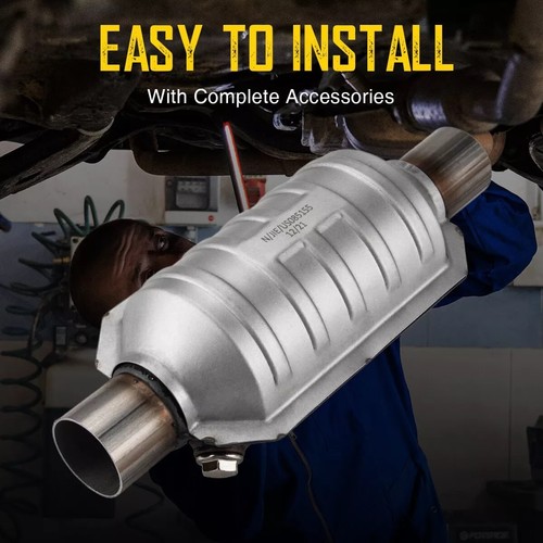 Fit for all Ford car catalytic converter exhaust steel direct replacement - Picture 4 of 17