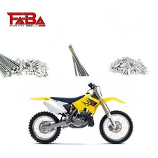 Kit Raggi + Nipples Originali SUZUKI RM 250 (89-12) Ruota Posteriore 19'