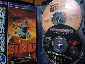 Sega Saturn - Black Dawn complete with manual - includes demo of impact racing