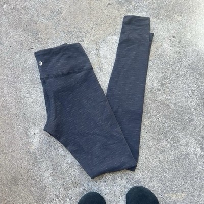 lululemon athletica Wunder Under High Rise Ankle Heathered Leggings 6