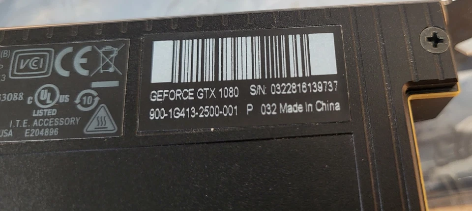 NVIDIA GeForce GTX 1080 8GB GDDR5X Video GPU Tested - Image 3 of 4