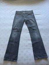 Made in USA 7 For All Mankind Womens Grey Denim Jeans
