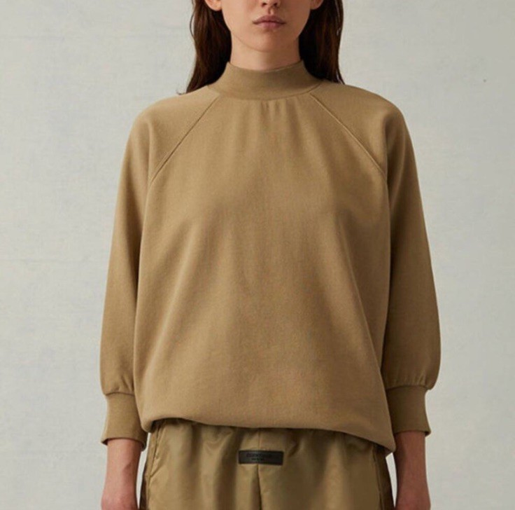 Essentials Fear of God Mock Neck Sweatshirt size L