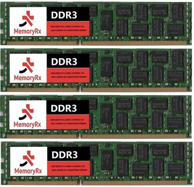 32GB (8GB x 4) DDR3 1333 Memory RAM FOR 2010 2012 APPLE MAC PRO WESTMERE 4,1 5,1