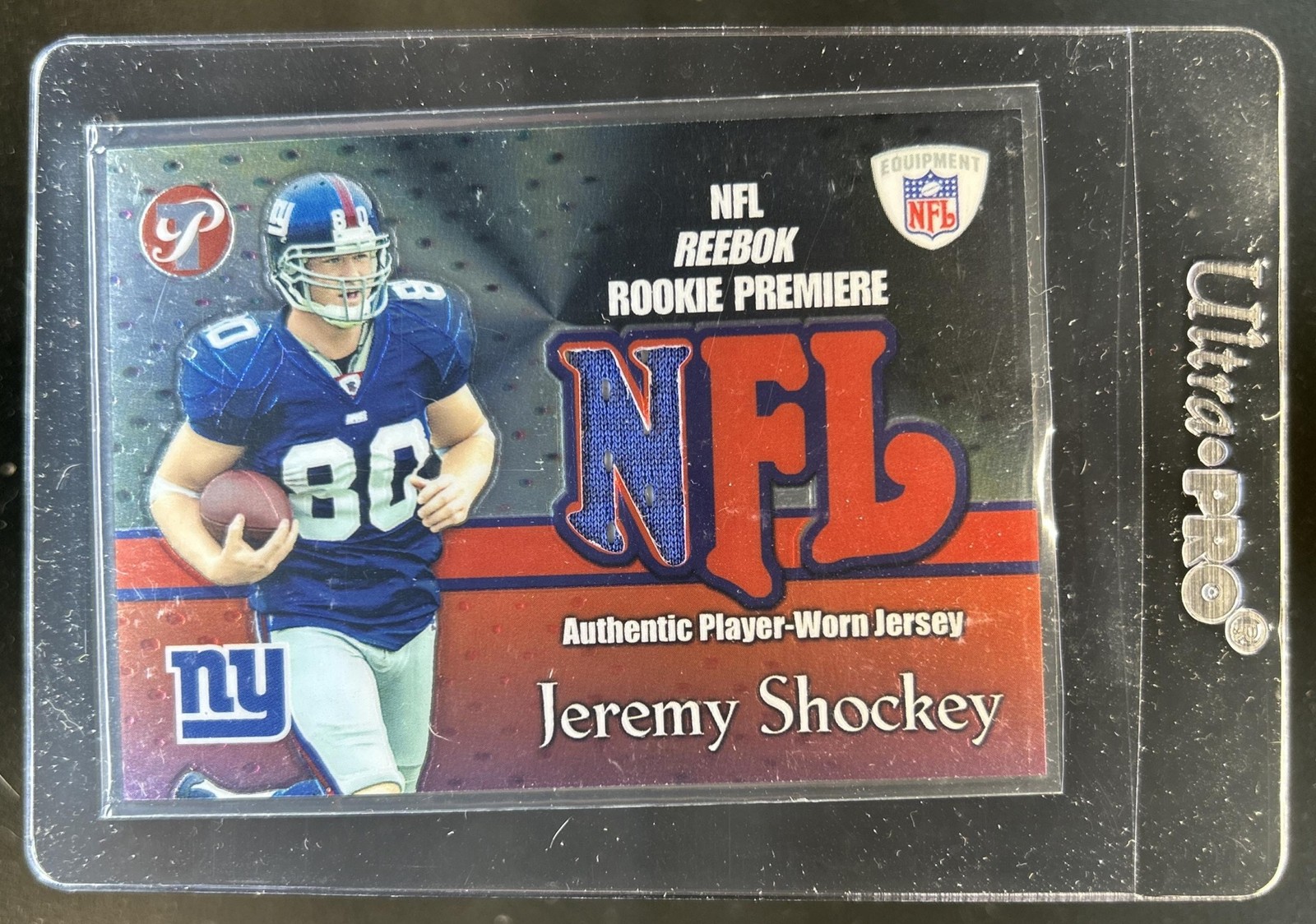 Jeremy Shockey Topps Pristine Rookie Premiere Jersey #RPRJS Base