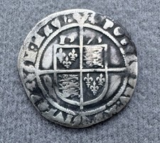 1575 SixPence - Queen Elizabeth I